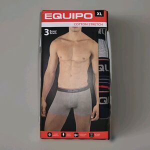 Equipo Men's 3-Pack Boxer Briefs Sz XL Cotton Stretch